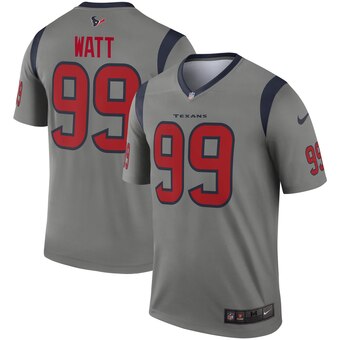 JJ Watt Houston Texans gray Inverted Legend jersey