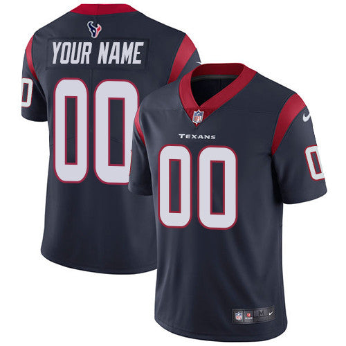 Custom Houston Texans navy jersey