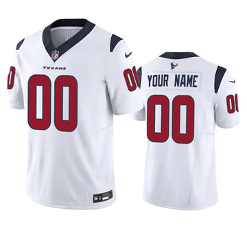 Custom Houston Texans white FUSE jersey