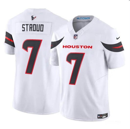Houston Texans Custom White 2024 FUSE Jersey