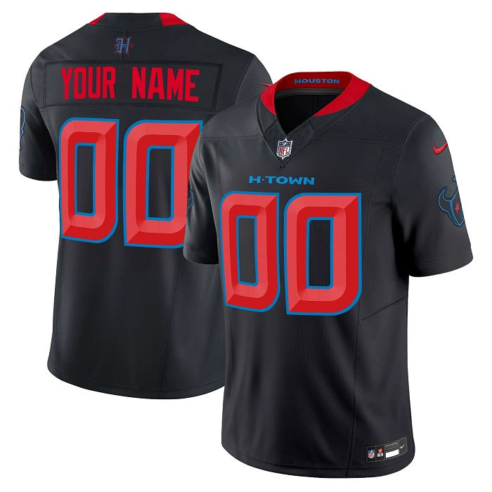 Custom Houston Texans navy FUSE jersey
