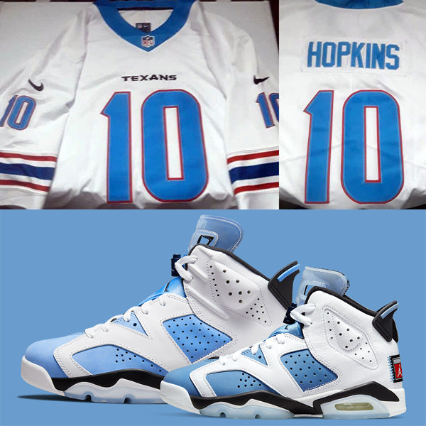 Custom Houston Texans white jersey