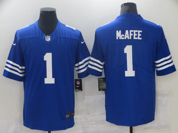 Pat Mcafee Indianapolis Colts blue jersey