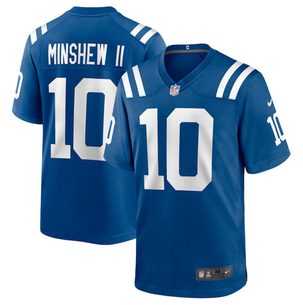 Gardner Minshew Indianapolis Colts blue Game jersey