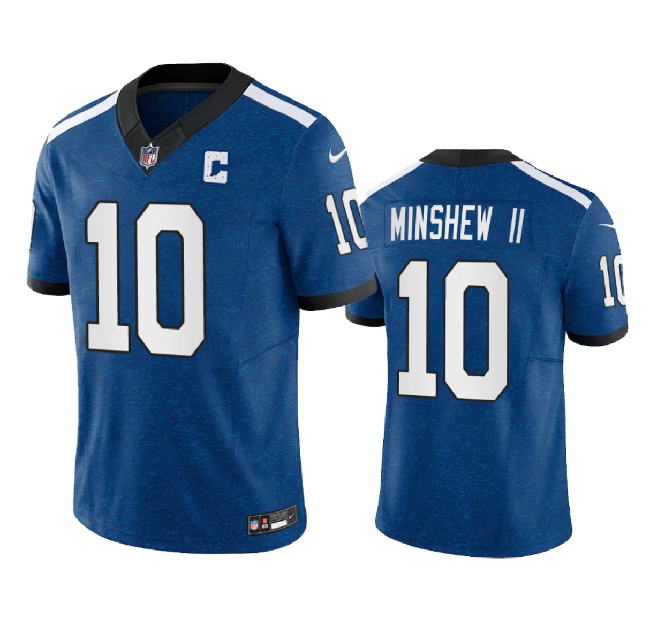 Gardner Minshew Indianapolis Colts royal FUSE jersey