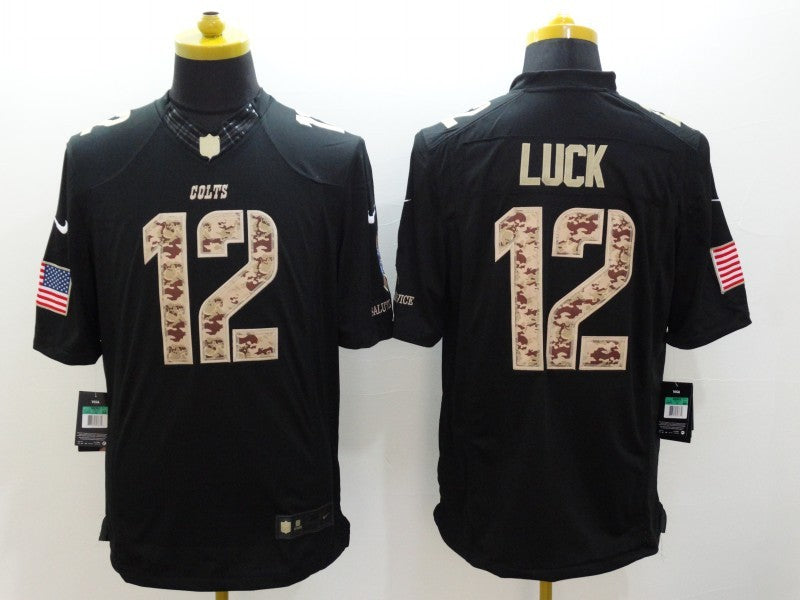 Andrew Luck Indianapolis Colts black Salute To Service jersey