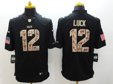 Andrew Luck Indianapolis Colts black Salute To Service jersey