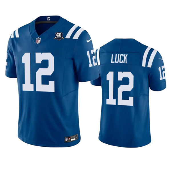 Andrew Luck Indianapolis Colts blue FUSE jersey