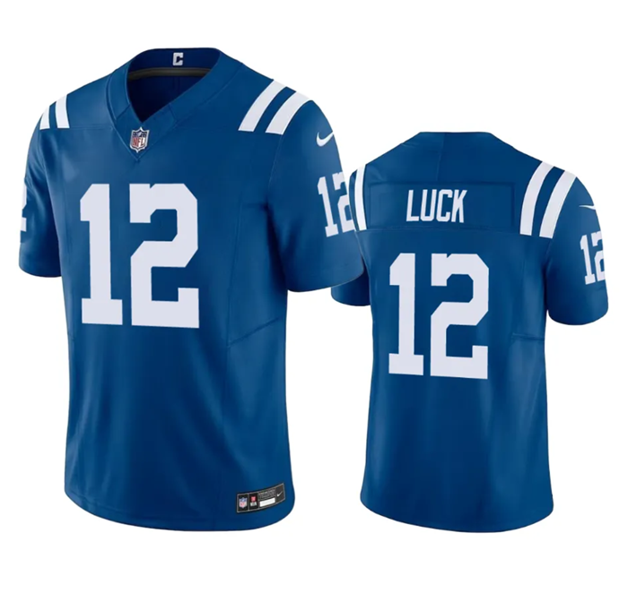 Andrew Luck Indianapolis Colts blue FUSE jersey