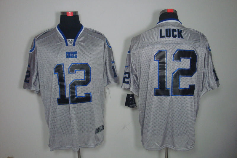 Andrew Luck Indianapolis Colts gray jersey