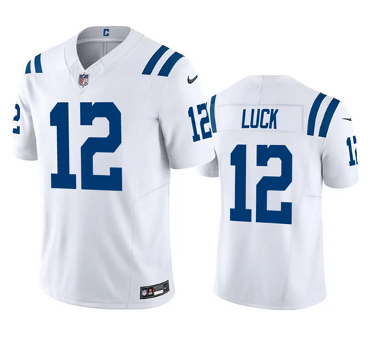 Indianapolis Colts #12 Andrew Luck White 2023 FUSE Jersey