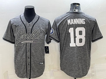 Peyton Manning Indianapolis Colts gray jersey