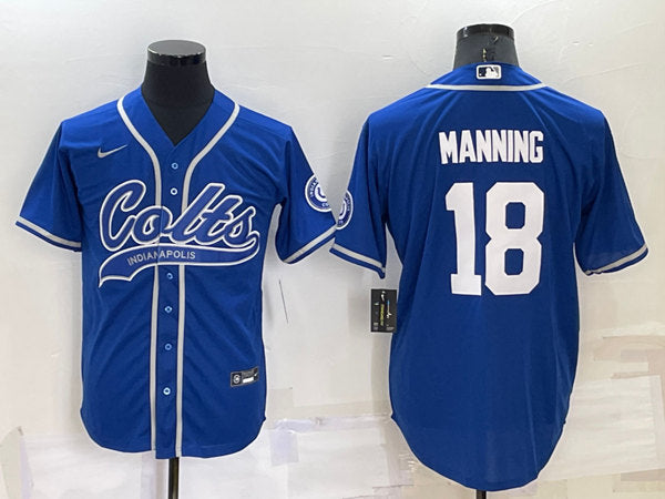 Peyton Manning Indianapolis Colts royal jersey