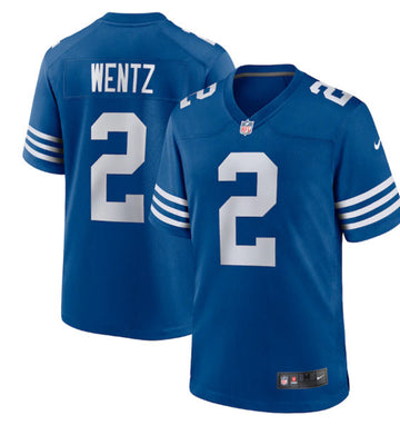 Carson Wentz Indianapolis Colts royal jersey