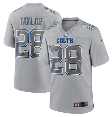 Jonathan Taylor Indianapolis Colts gray Game jersey