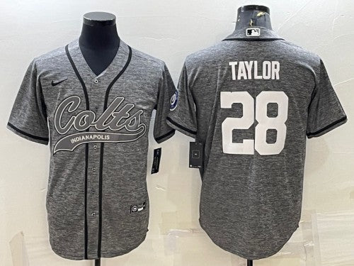 Jonathan Taylor Indianapolis Colts gray jersey
