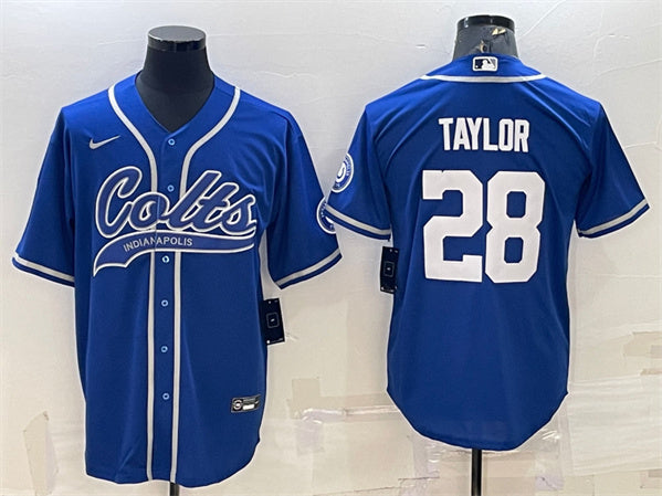 Jonathan Taylor Indianapolis Colts royal jersey