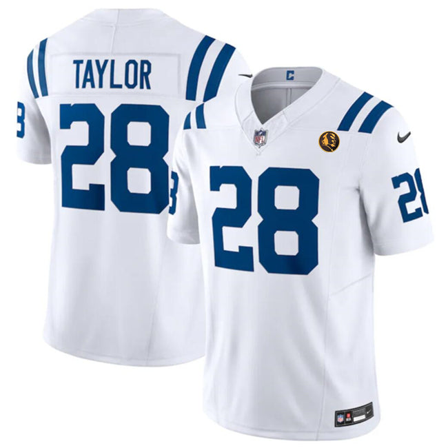 Jonathan Taylor Indianapolis Colts white FUSE jersey