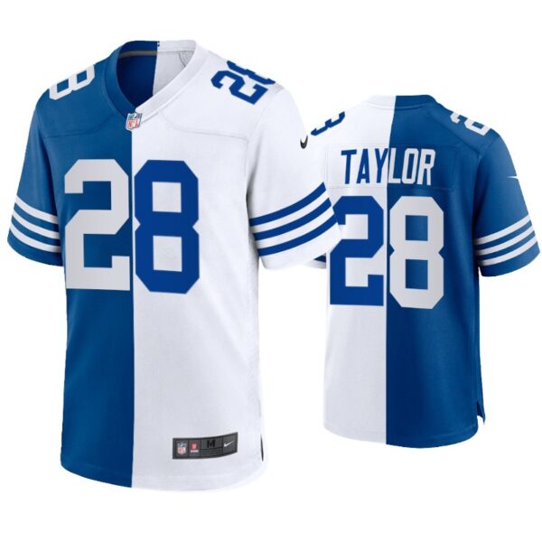 Taylor Indianapolis Colts royal Split jersey