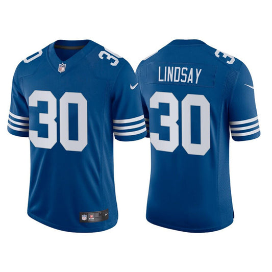 Indianapolis Colts #30 Phillip Lindsay New Blue Jersey