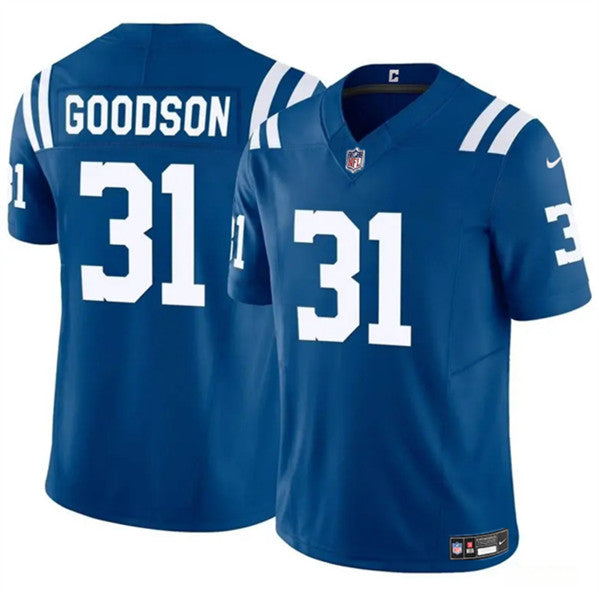 Tyler Goodson Indianapolis Colts blue FUSE jersey