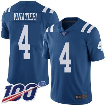 Adam Vinatieri Indianapolis Colts blue jersey