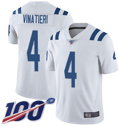 Adam Vinatieri Indianapolis Colts white jersey