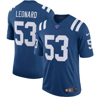 Darius Leonard Indianapolis Colts blue jersey