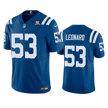 Shaquille Leonard Indianapolis Colts blue FUSE jersey