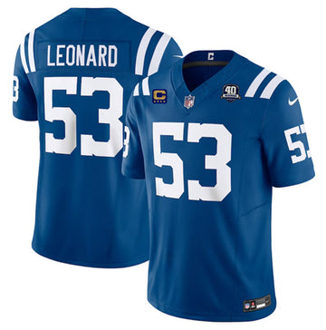 Shaquille Leonard Indianapolis Colts blue FUSE jersey