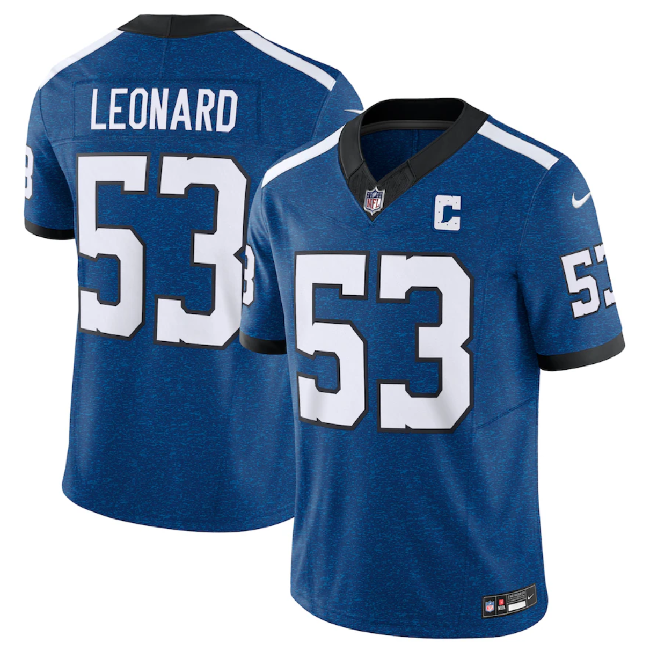 Shaquille Leonard Indianapolis Colts royal FUSE jersey