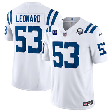 Shaquille Leonard Indianapolis Colts white FUSE jersey
