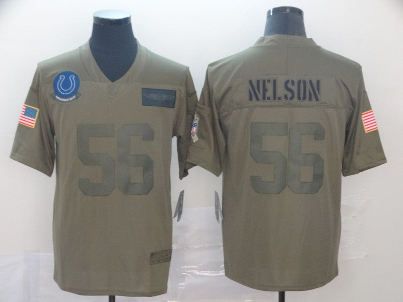 Quenton Nelson Indianapolis Colts camo Salute To Service jersey