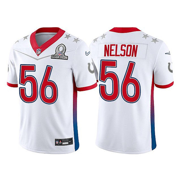 Quenton Nelson Indianapolis Colts white jersey