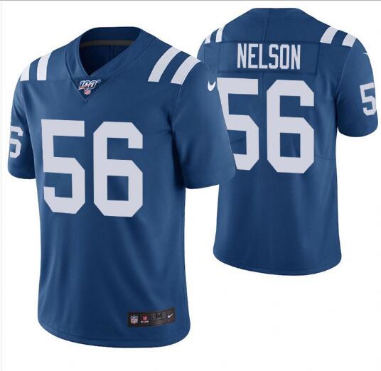 Quenton Nelson Indianapolis Colts blue jersey