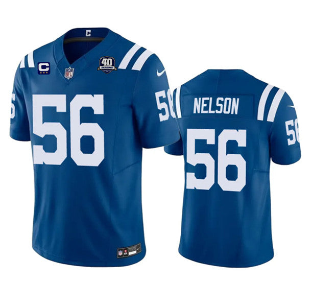 Quenton Nelson Indianapolis Colts blue FUSE jersey
