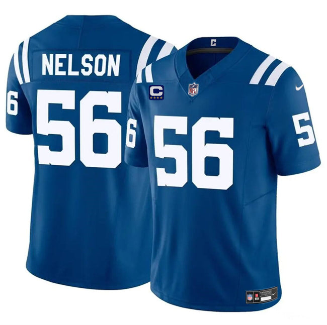 Quenton Nelson Indianapolis Colts blue FUSE jersey