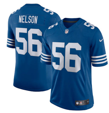 Quenton Nelson Indianapolis Colts royal jersey