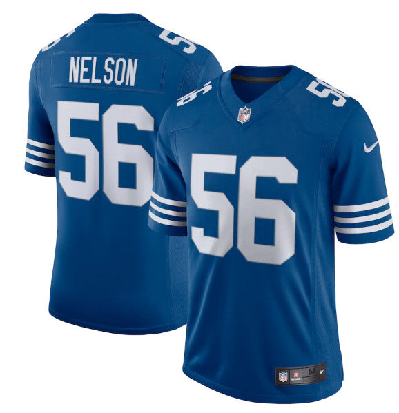 Quenton Nelson Indianapolis Colts royal jersey