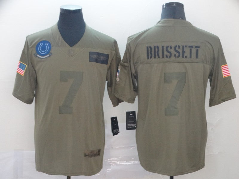 Jacoby Brissett Indianapolis Colts camo Salute To Service jersey