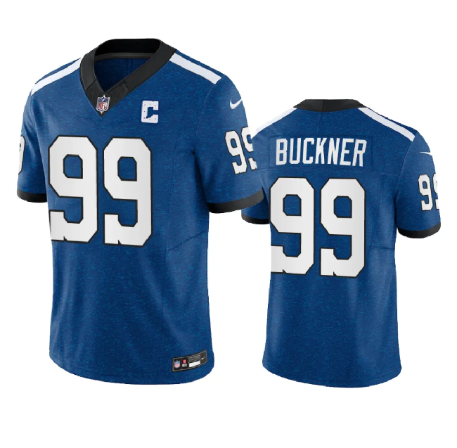 DeForest Buckner Indianapolis Colts royal FUSE jersey