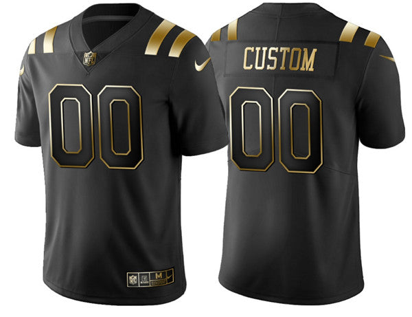 Custom Indianapolis Colts black jersey