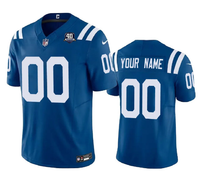 Custom Indianapolis Colts blue FUSE jersey