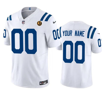 Custom Indianapolis Colts white FUSE jersey