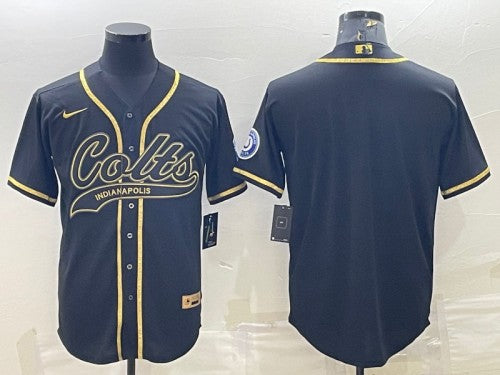 Custom Indianapolis Colts black jersey
