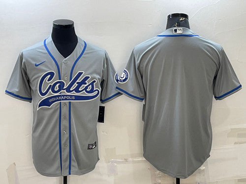 Custom Indianapolis Colts gray jersey