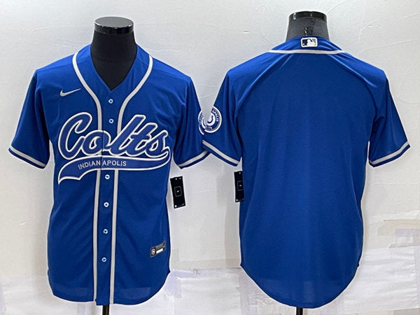 Custom Indianapolis Colts royal jersey