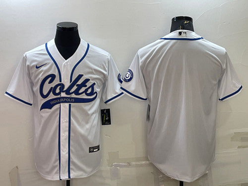 Custom Indianapolis Colts white jersey