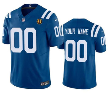 Custom Indianapolis Colts blue FUSE jersey