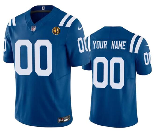 Custom Indianapolis Colts blue FUSE jersey